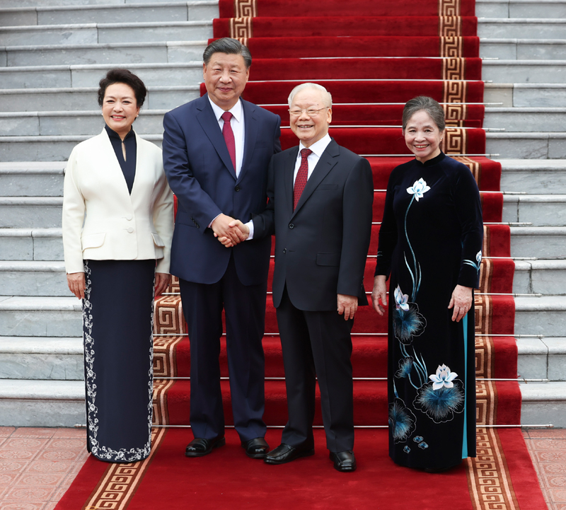 习近平同越共中央总书记阮富仲举行会谈「相关图片」