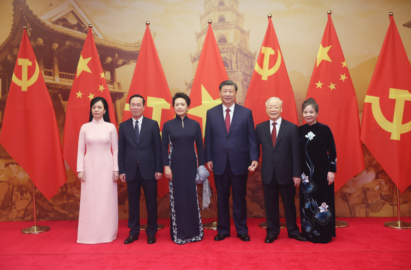 习近平同越共中央总书记阮富仲举行会谈「相关图片」