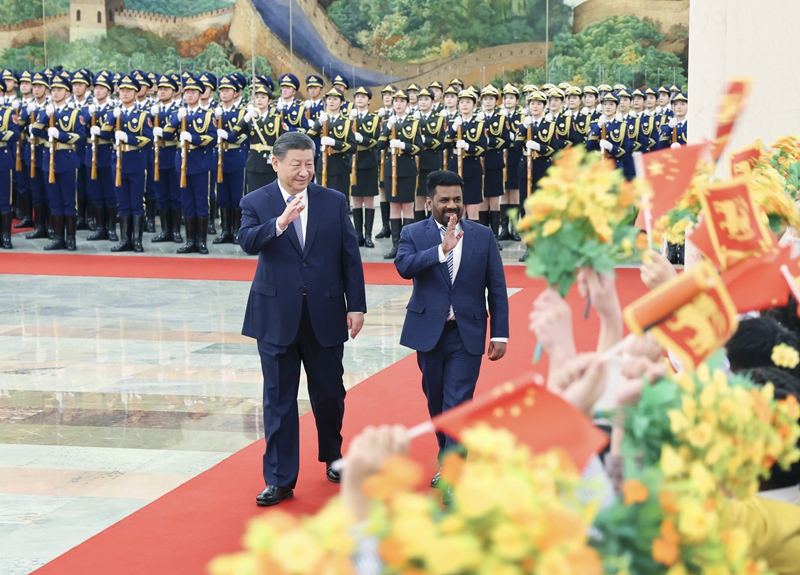 习近平同斯里兰卡总统迪萨纳亚克会谈「相关图片」